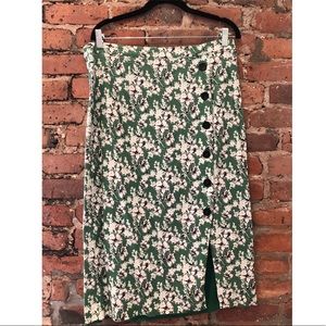 Anthropologie button down skirt
